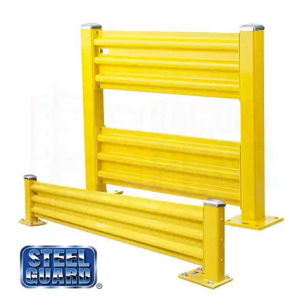 Heavy-Duty, Steel Guard Railing Systems – Racking Pros