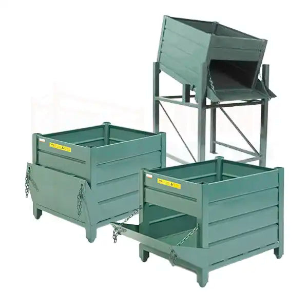 Heavy-Duty Steel Storage and Dispensing Containers