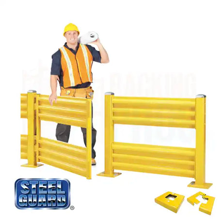 Heavy-Duty Steel Guard Rail Safety Gate and Accessories