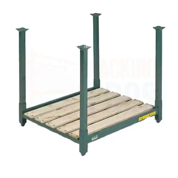 Wood Deck Portable and Stackable Steel Racks