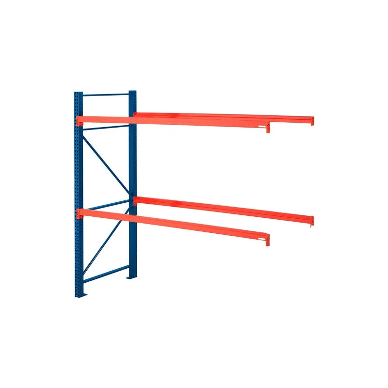 96"W x 42"D x 96"H Teardrop Add-On Pallet Rack Kit | 4000 lb Capacity Per Level