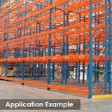 96"W x 42"D x 96"H Teardrop Add-On Pallet Rack Kit | 4000 lb Capacity Per Level