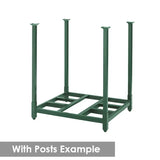 48" High Stacking Post for Portable Storage Rack Bases