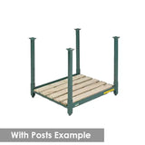 48" High Stacking Post for Portable Storage Rack Bases