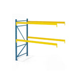 96"W x 48"D x 96"H Structural Add-On Pallet Rack Kit | 4900 lb Capacity Per Level
