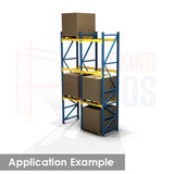 96"W x 48"D x 192"H Structural Starter Pallet Rack Kit | 4900 lb Capacity Per Level