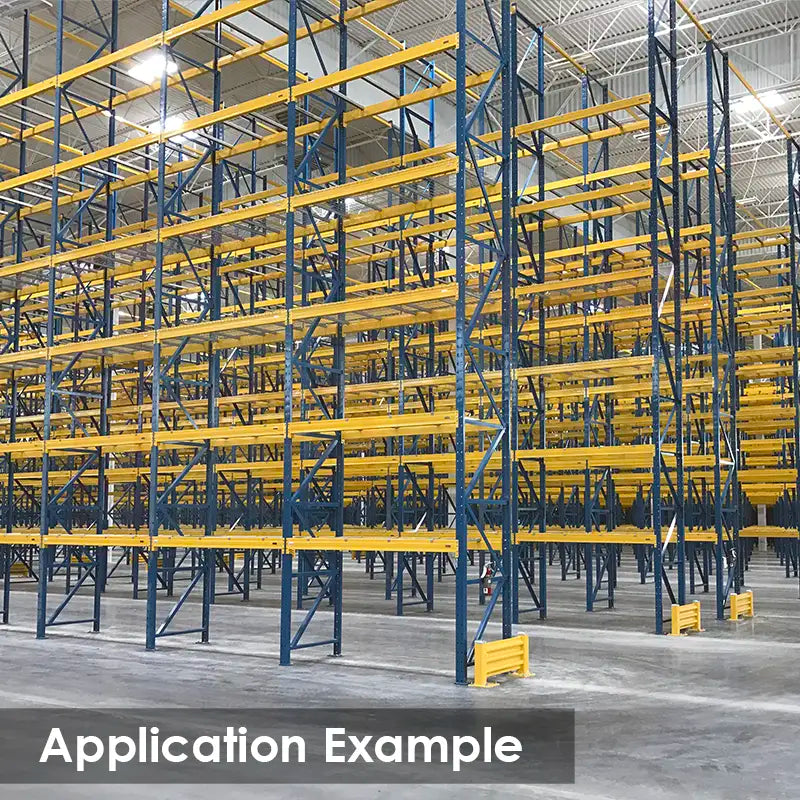 96"W x 48"D x 192"H Structural Add-On Pallet Rack Kit | 4900 lb Capacity Per Level